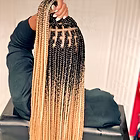 Small medium knotless braids